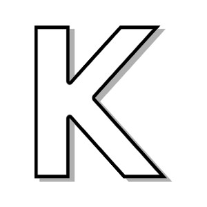 Letter K Clipart. Alphabet Le