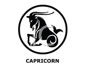 Capricorn vector clipart by V
