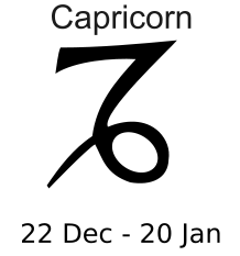 capricorn symbols | Free Zodi - Capricorn Clipart