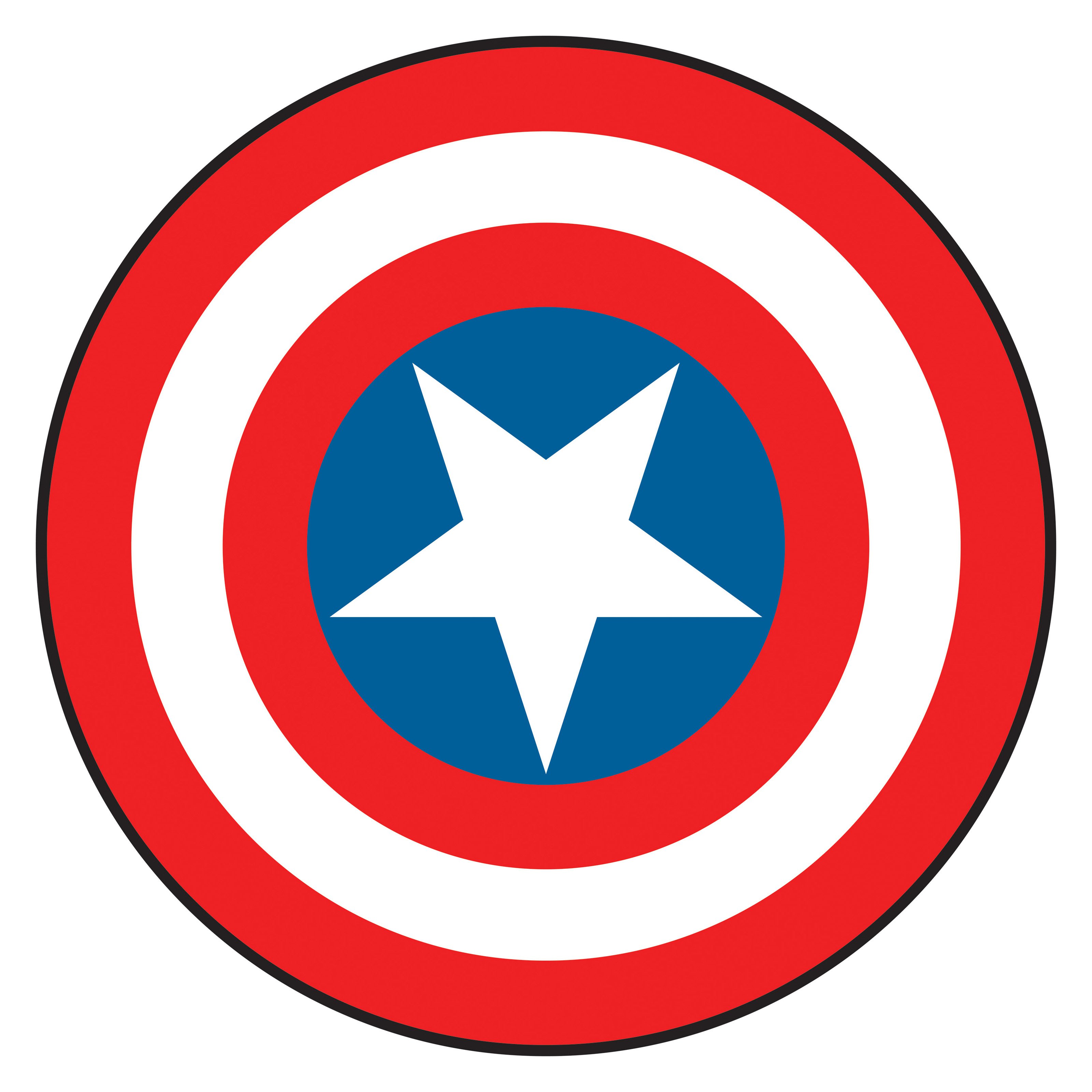Captain America Shield Clipart #1