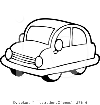 car clipart black and white - Black And White Car Clipart