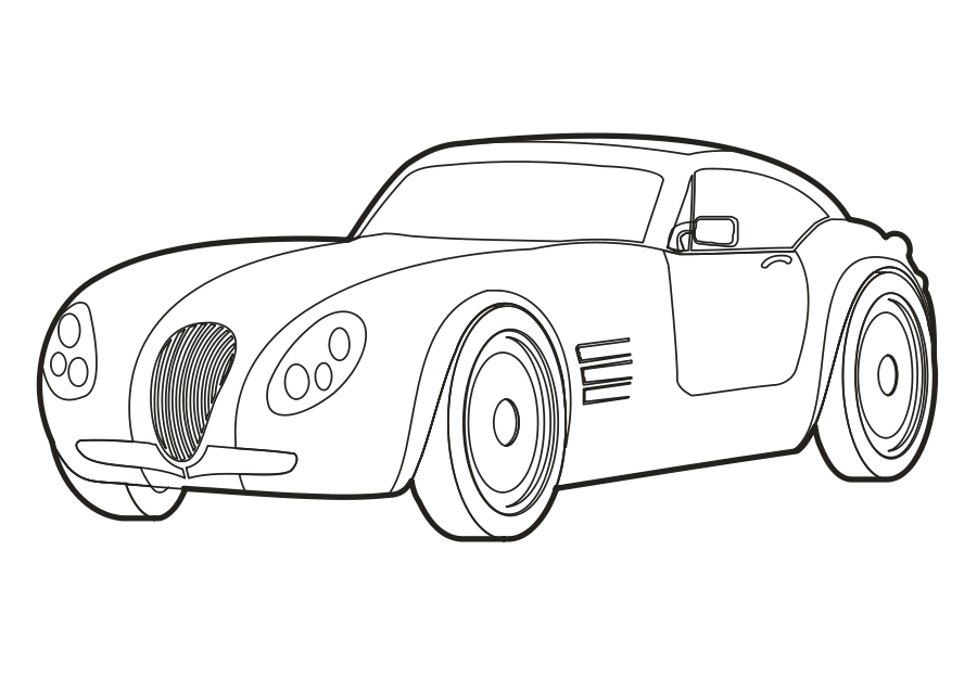 Car Black And White Clipart B - Car Black And White Clipart