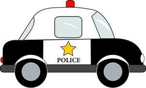 Police car free to use clipar