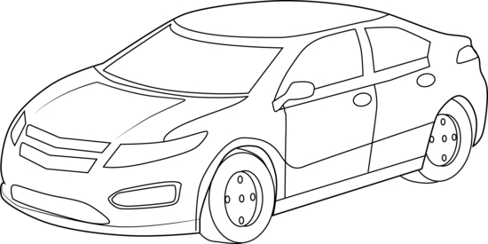 Car Clipart Black And White 2 - Black And White Car Clipart