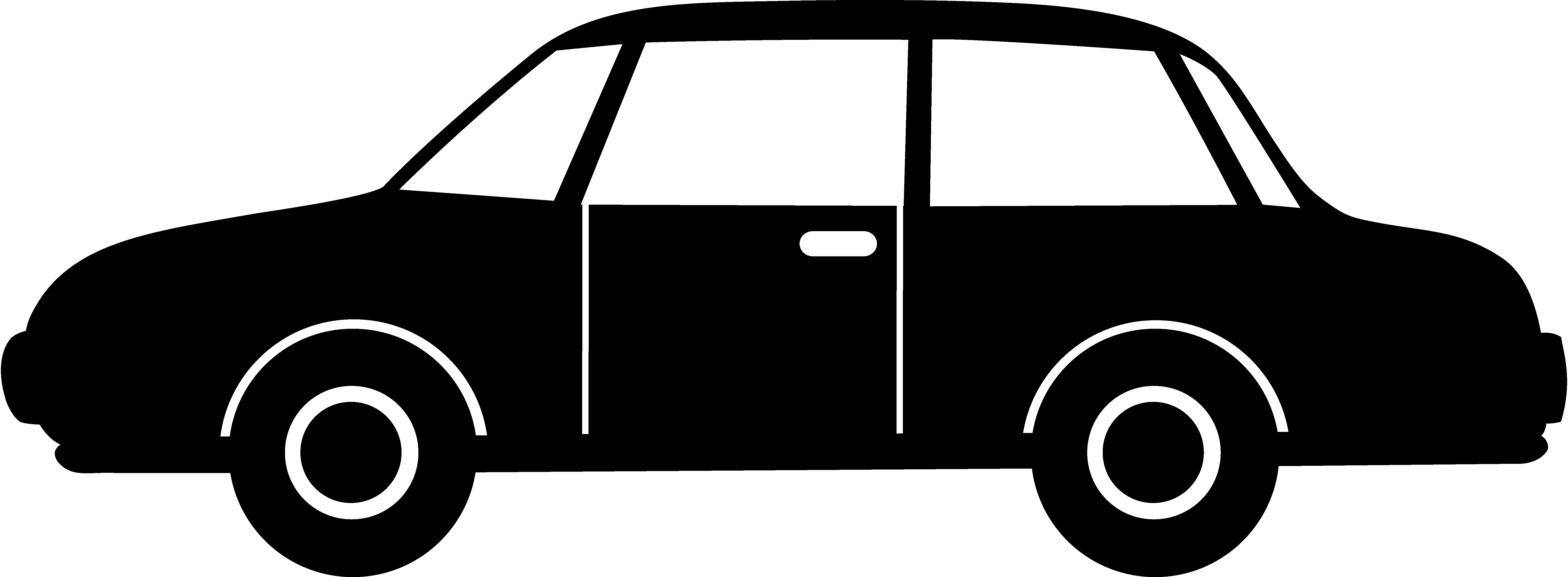 car clipart black and white - Auto Clip Art
