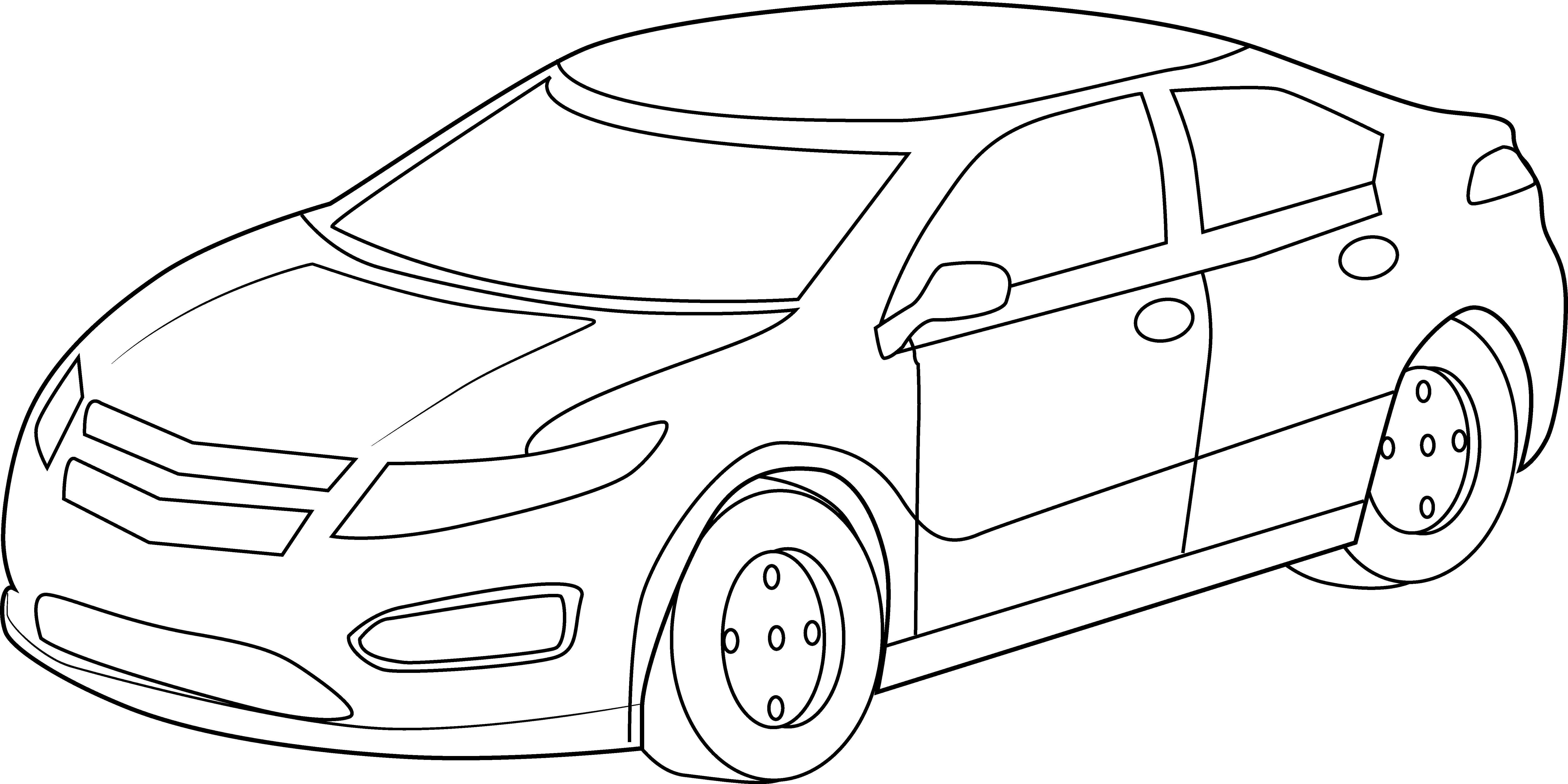 Car Clipart Black And White # - Car Black And White Clipart