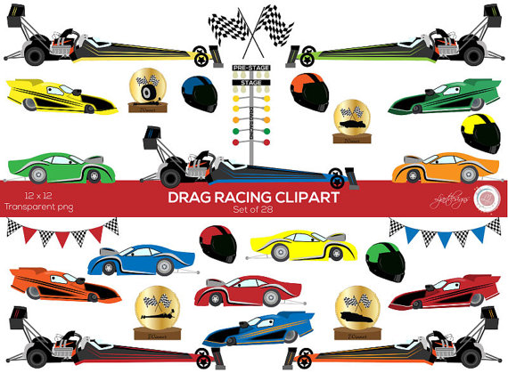Car Clipart, Drag Racing Clip Art, Race Cars, Kidu0026#39;s Clipart, Scrapbooking,