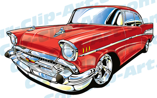 Car Show Clipart u0026middot; 57 Chevy Clip Art