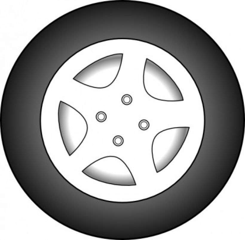 car wheel clip art free vector .