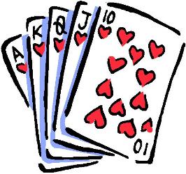 Poker Hand Clipart Image: .