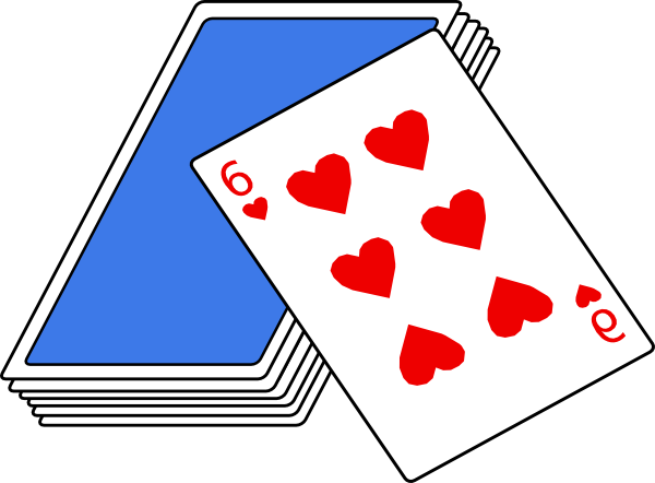 Cards Clip Art At Clker Com V - Playing Cards Clipart