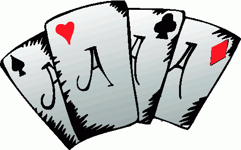 Deck of playing cards clipart