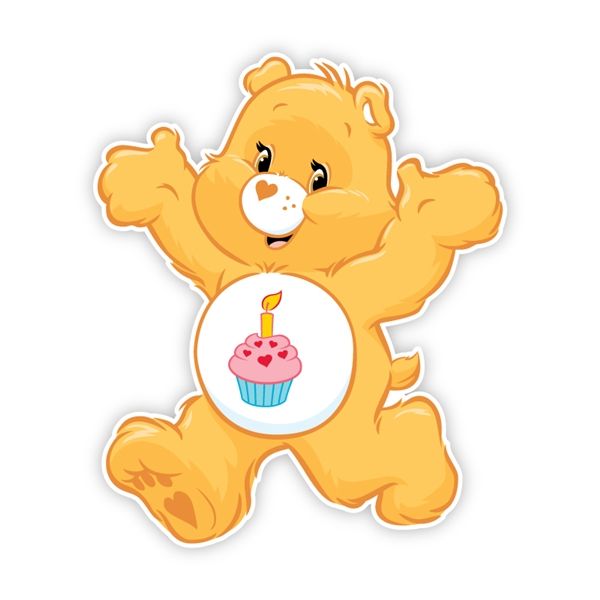 care bear birthday clipart | Care Bears Wall Graphics from Walls 360: Birthday Bear Run