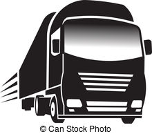 American Cargo Truck Clipart,