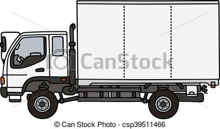 American Cargo Truck Clipart,