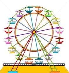 Carnival ferris wheel clip ar - Ferris Wheel Clip Art