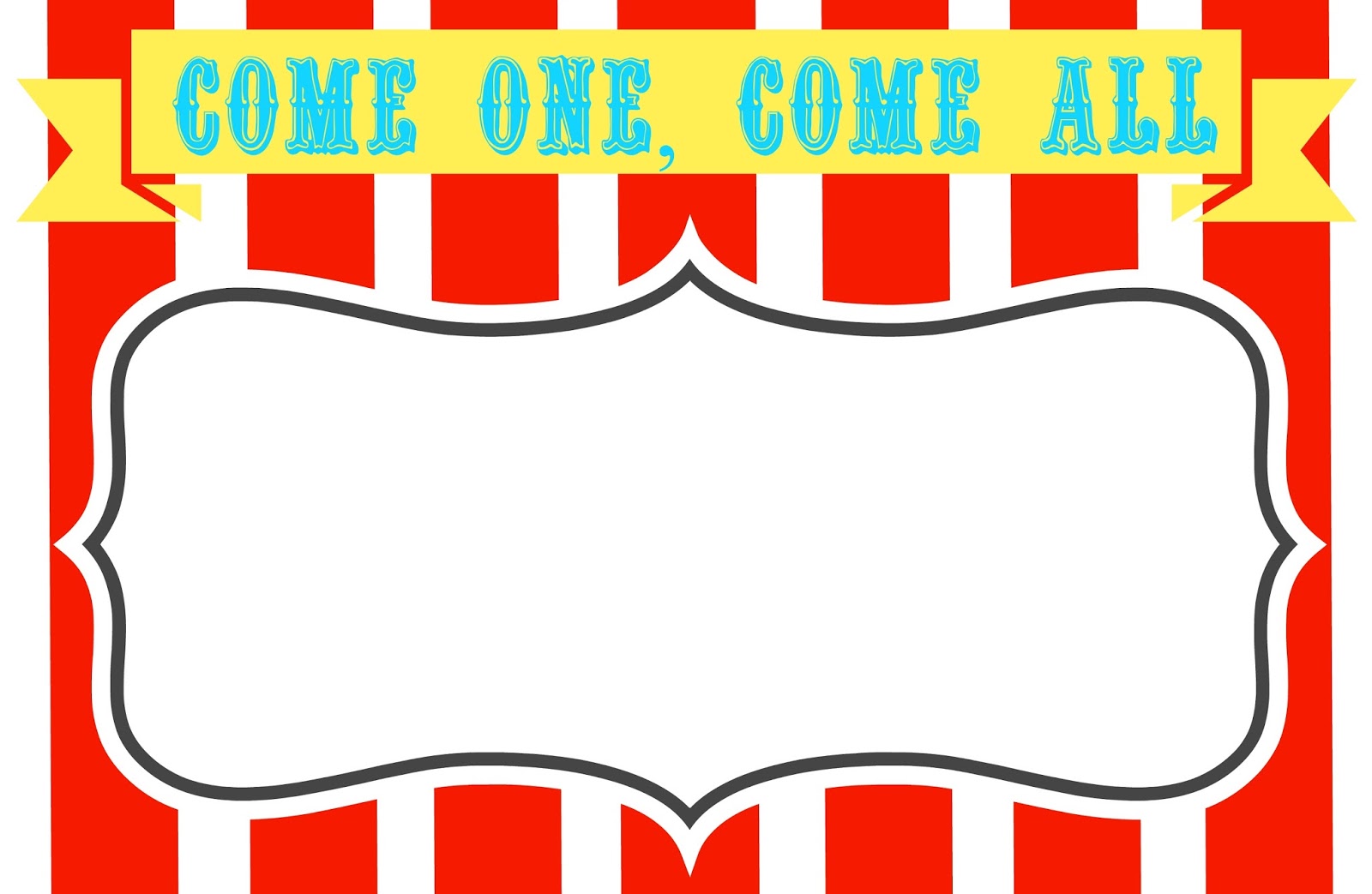 Carnival signs template .