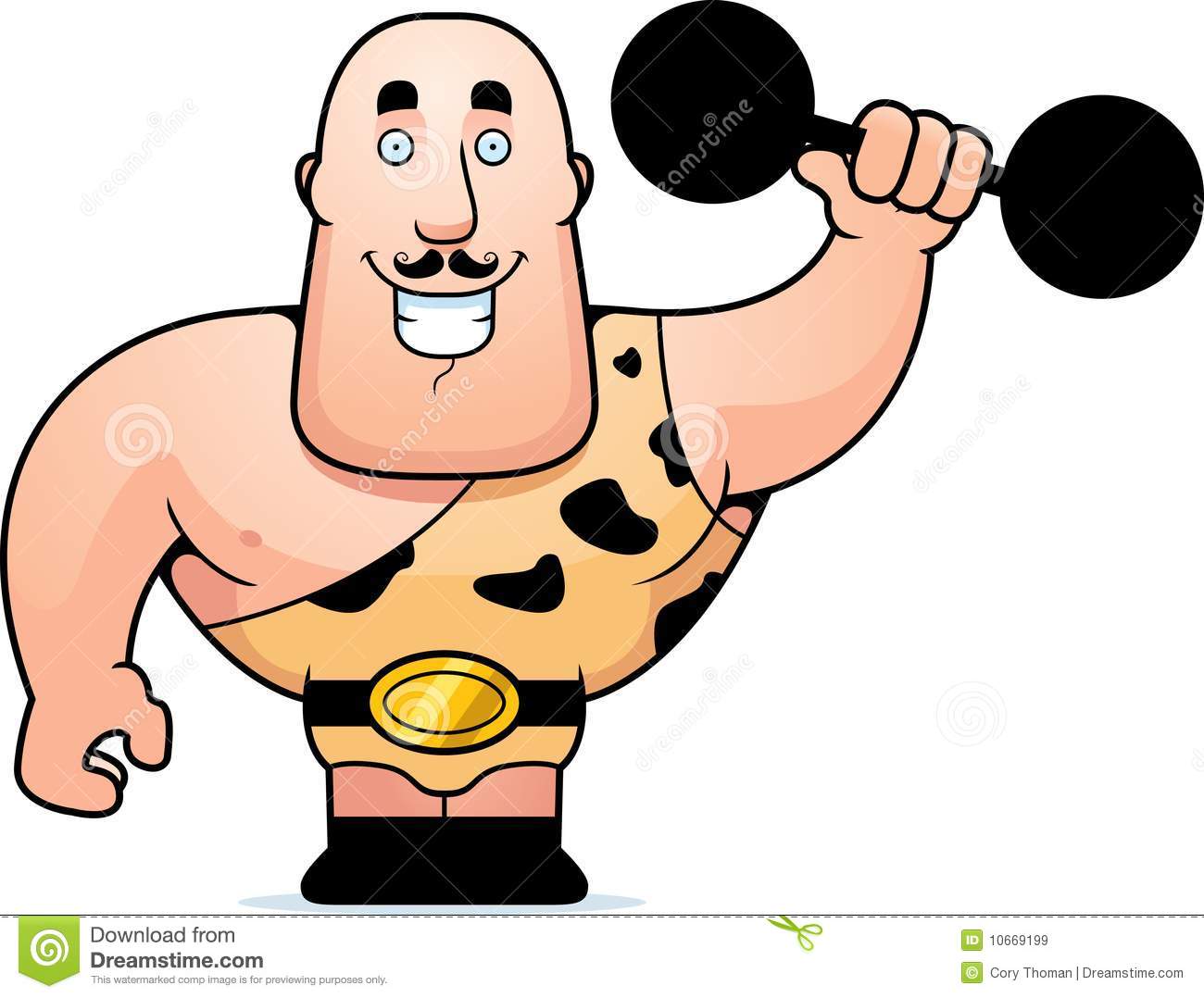 Carnival Strong Man Clipart #1