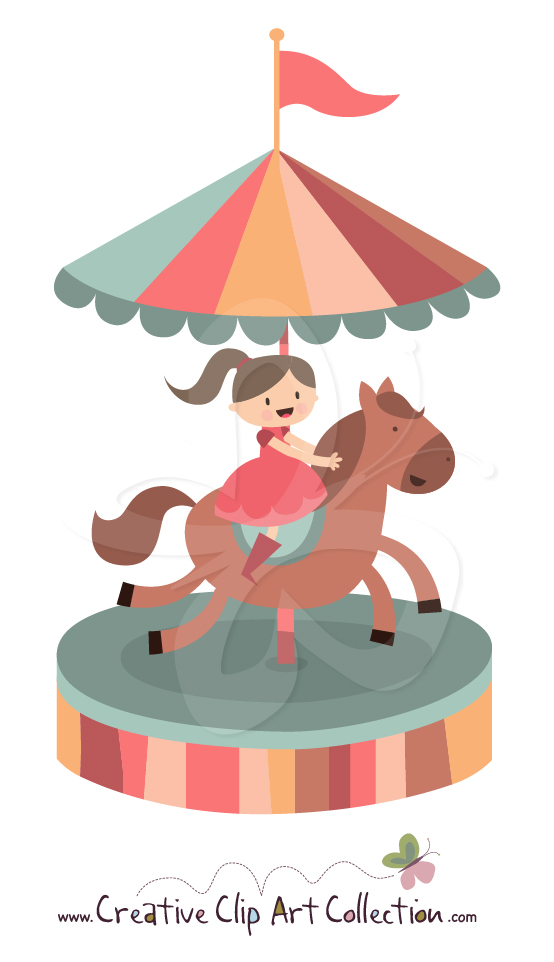 carousel-horse-ride-clipart-0 - Carousel Clipart