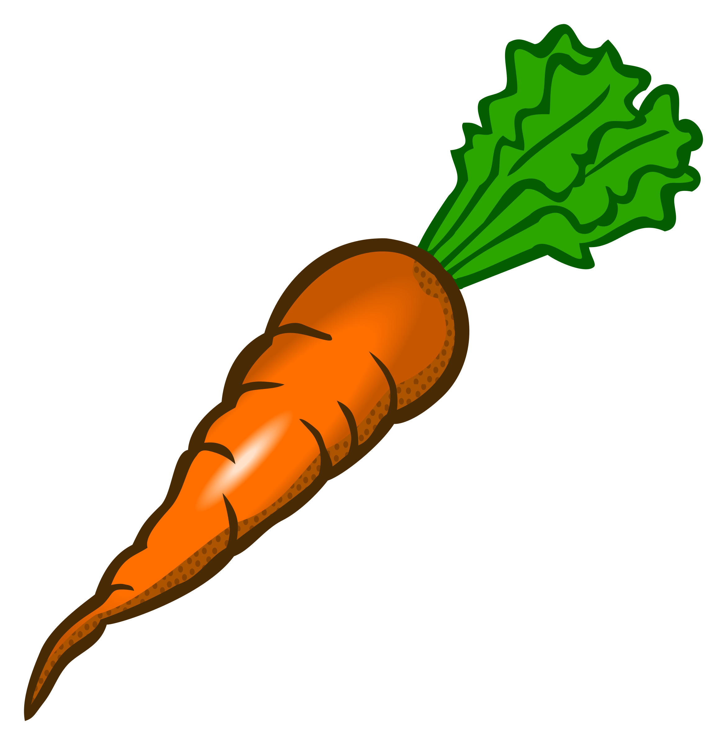 Cartoon Carrot Clipart Royalt