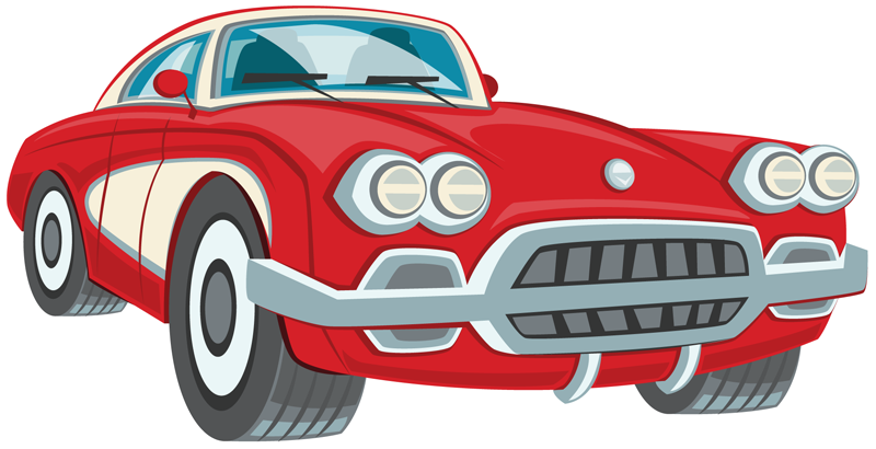 Classic muscle car clipart gr