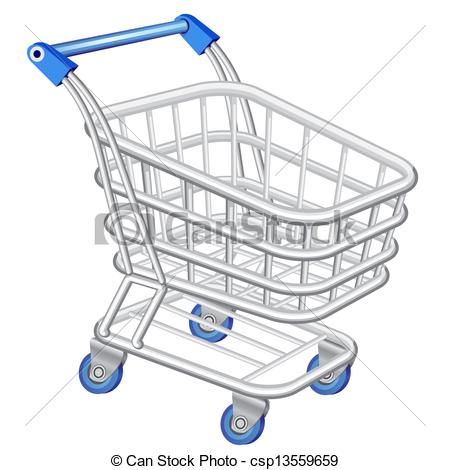 Grocery Cart Clipart shopping