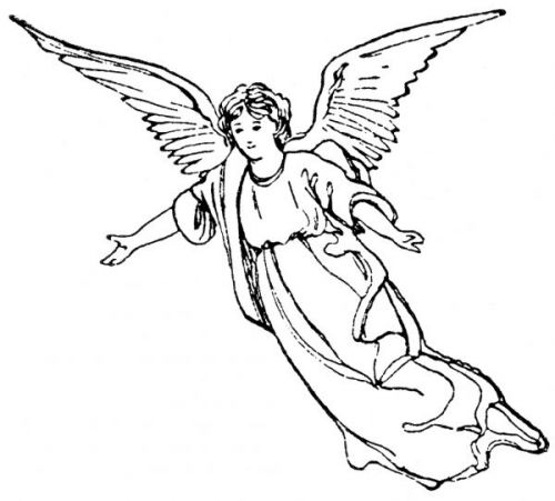 Cherub Guardian Angel Illustr