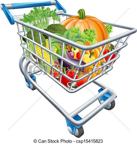 Cart Trolley An Illustration Of A Csp15415823 Search Clipart