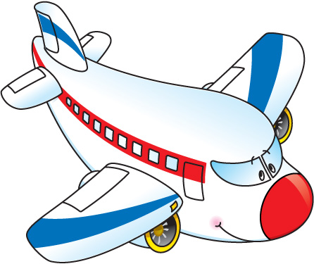Cartoon airplane clipart free - Airplane Clipart Free