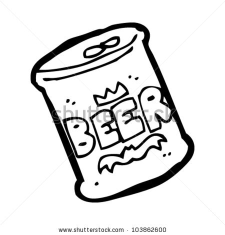 cartoon beer can - Beer Can Clip Art