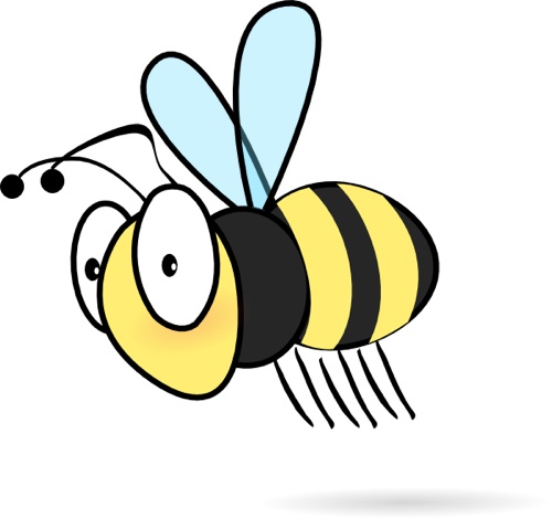 Cartoon bumble bee clip art clipart