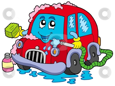 Cartoon Car Wash Clipart