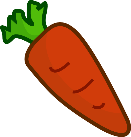 Free Cute Cartoon Carrot Clip