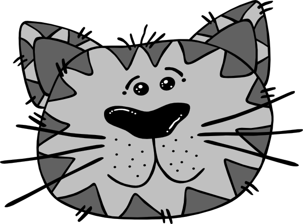 Cartoon Cat Face Clip Art at Clipart library - vector clip art online