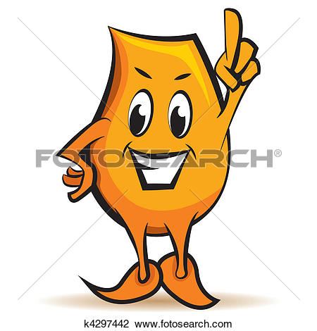 Cartoon character - attention - Attention Clip Art