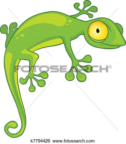 Cartoon Character Lizard
