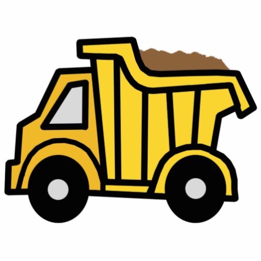 Cartoon Clip Art Dump Truck . - Construction Truck Clip Art
