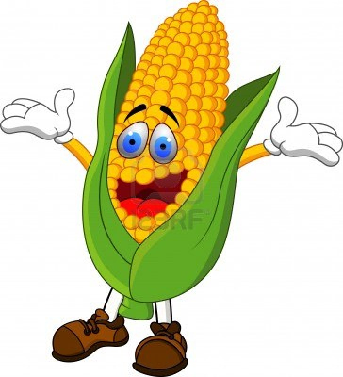 Cartoon Corn Stalk Free Clipa - Cornstalk Clipart