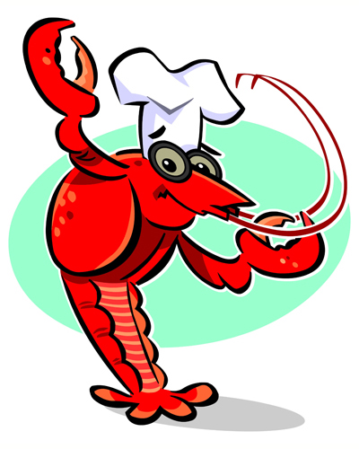 Cartoon Crawfish Clip Art Free Free crawfish boil at hudson 400 x 500