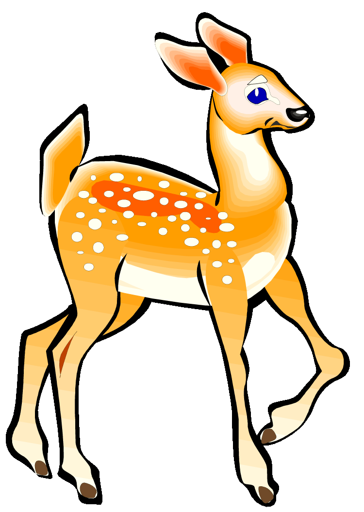Cartoon Deer Head Clip Art