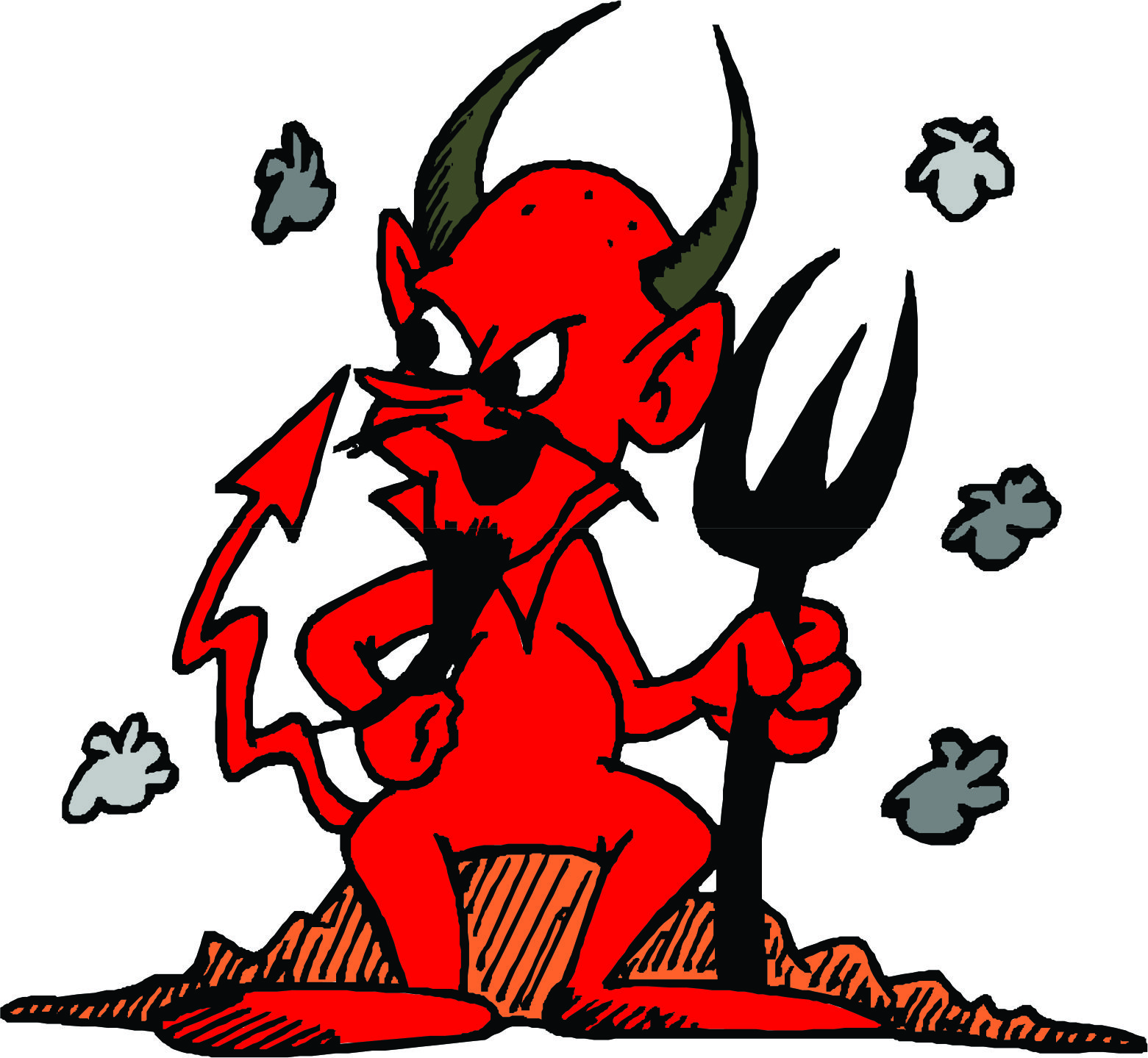 Cartoon Devil - Clipart Devil