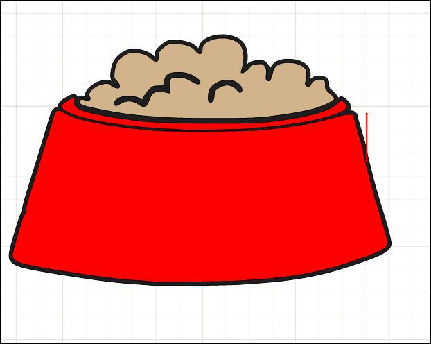 Cartoon Dog Food Bowl Cartoon - Dog Food Clipart
