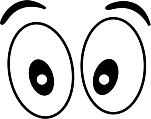 Silly eyes clipart