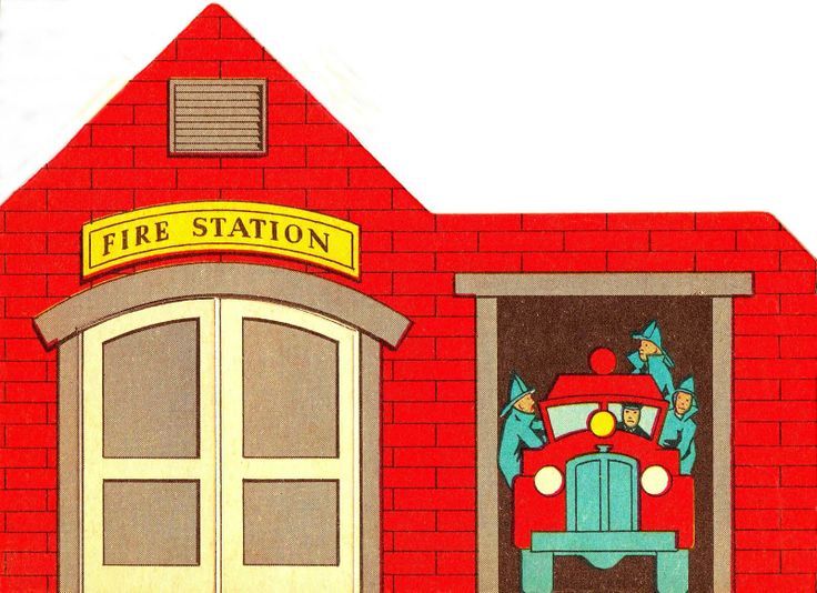 cartoon firehouse - Google Se - Firehouse Clipart