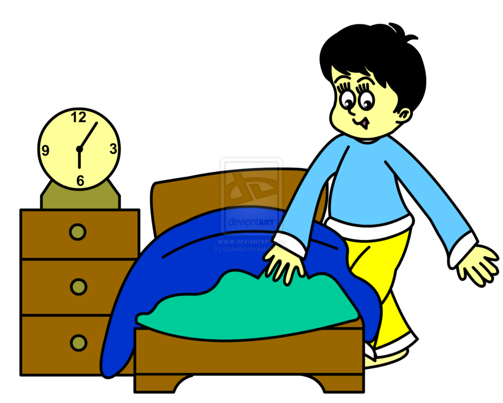Cartoon Go To Sleep Sleep In Bed Cartoon Clipart Go To Sleep