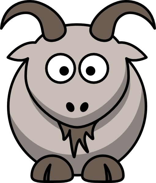 Cartoon Goat clip art