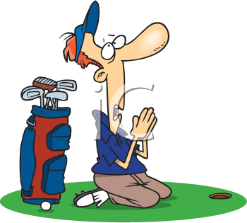 Cartoon Golfer Clip Art