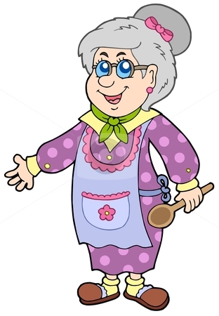 Cartoon Grandma Clipart
