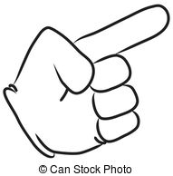 Double Hand Pointing Clipart 