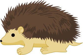 Large Cute Hedgehog Png